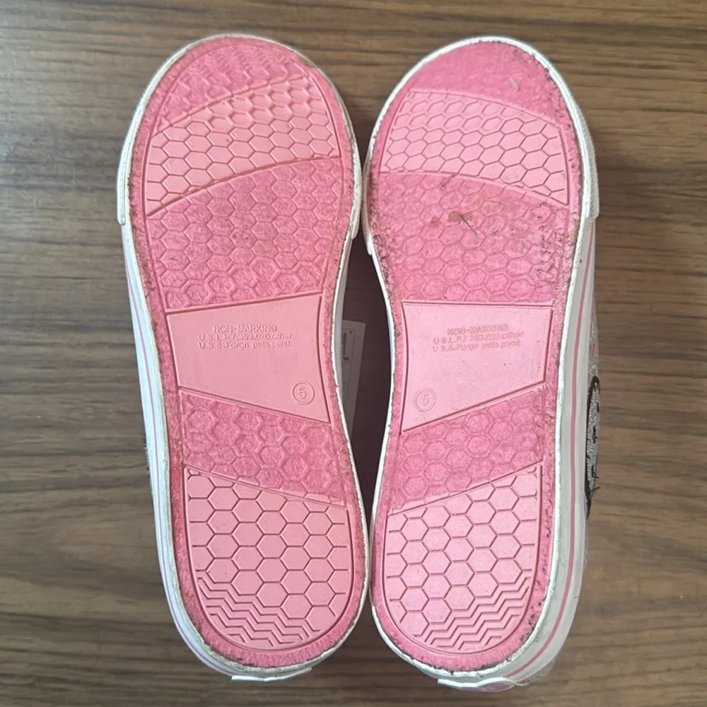 Hello Kitty Pink and Gray Women's Sneakers